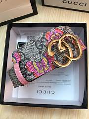 gucci belt butterfly gold buckle - 3
