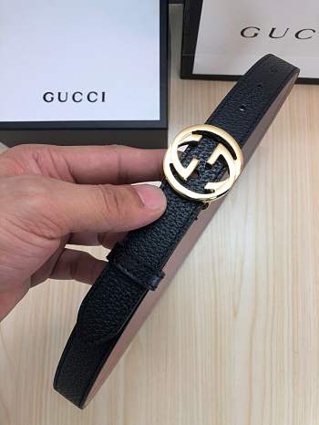 gucci belt black colour gold double G