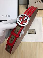 gucci belt silver double G - 1