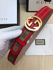 gucci belt gold double G - 1