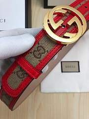 gucci belt gold double G - 6