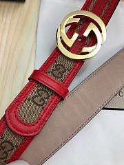 gucci belt gold double G - 3