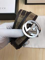 gucci belt silver GG - 6