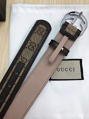 gucci belt silver GG - 4
