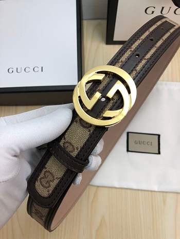 gucci belt gold GG