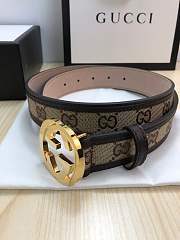 gucci belt gold GG - 6