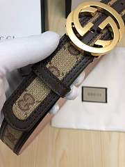 gucci belt gold GG - 5