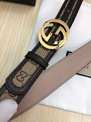 gucci belt gold GG - 4