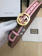 forubags gucci belt gold GG - 5