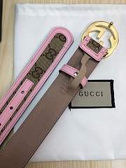 forubags gucci belt gold GG - 4