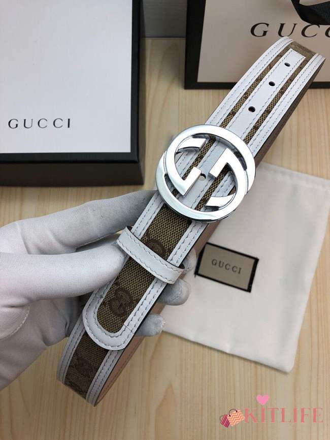 forubags gucci belt silverGG - 1