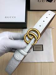 forubags gucci belt white - 1