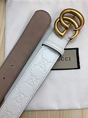 forubags gucci belt white - 5