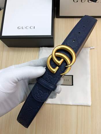 forubags gucci belt dark blue