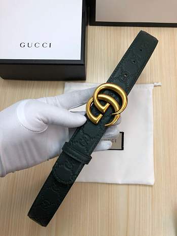 forubags gucci belt dark green