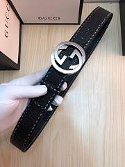 forubags gucci belt silverGG buckle - 1