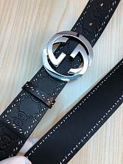 forubags gucci belt silverGG buckle - 3