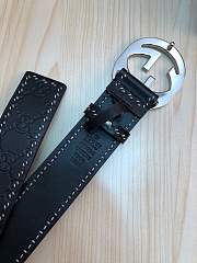 forubags gucci belt silverGG buckle - 4