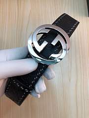 forubags gucci belt silverGG buckle - 6