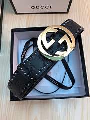 forubags gucci belt goldGG buckle - 5