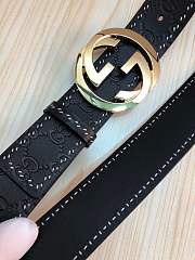 forubags gucci belt goldGG buckle - 4