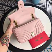 Forubags Gucci GG Marmont Small Matelassé Shoulder Bag 443497 pink - 3
