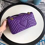 Forubags Gucci GG Marmont Small Matelassé Shoulder Bag 443497 purple - 2