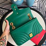 Forubags Gucci GG Marmont Small Matelassé Shoulder Bag 443497 green - 6