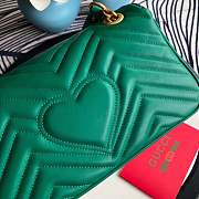Forubags Gucci GG Marmont Small Matelassé Shoulder Bag 443497 green - 3