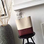 Forubags Celine bucketbag beige match burgundy - 1