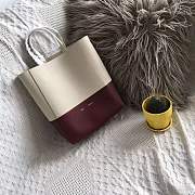 Forubags Celine bucketbag beige match burgundy - 6