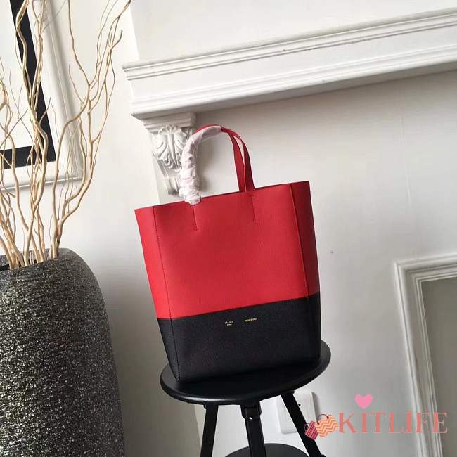  Celine bucketbag red match black - 1