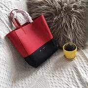  Celine bucketbag red match black - 6