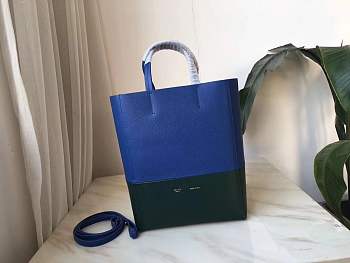 Forubags Celine bucketbag blue match green