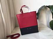 Forubags Celine bucketbag dark red matching black - 1