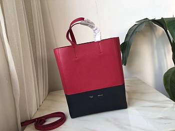 Forubags Celine bucketbag dark red matching black