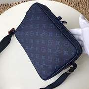 Louis Vuitton M43843 Messenger PM Monogram Bags Blue - 3