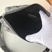 LOUIS VUITTON SILVER MONOGRAM ECLIPSE CANVAS MESSENGER BAG PM M43843 2018 LV0035 - 4