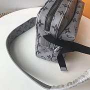 LOUIS VUITTON SILVER MONOGRAM ECLIPSE CANVAS MESSENGER BAG PM M43843 2018 LV0035 - 5
