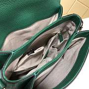 Gucci GG Flap Shoulder Bag On Chain Green 5103032 - 3
