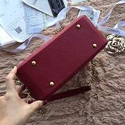 Forubags Chanel Bowling Bag A69924 wine red 24cm - 2