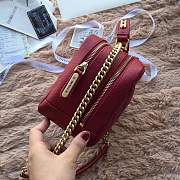 Forubags Chanel Bowling Bag A69924 wine red 24cm - 3