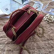 Forubags Chanel Bowling Bag A69924 wine red 24cm - 6