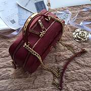 Forubags Chanel Bowling Bag A69924 wine red 24cm - 5