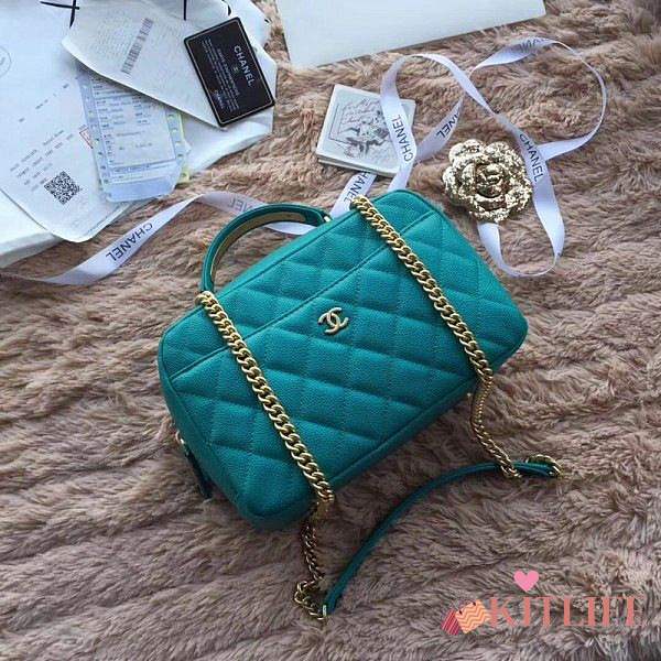 Forubags Chanel Bowling Bag A69924 green 24cm - 1