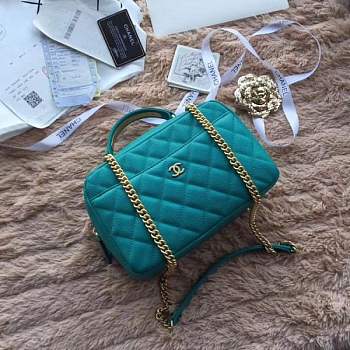 Forubags Chanel Bowling Bag A69924 green 24cm