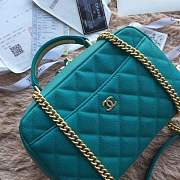 Forubags Chanel Bowling Bag A69924 green 24cm - 6