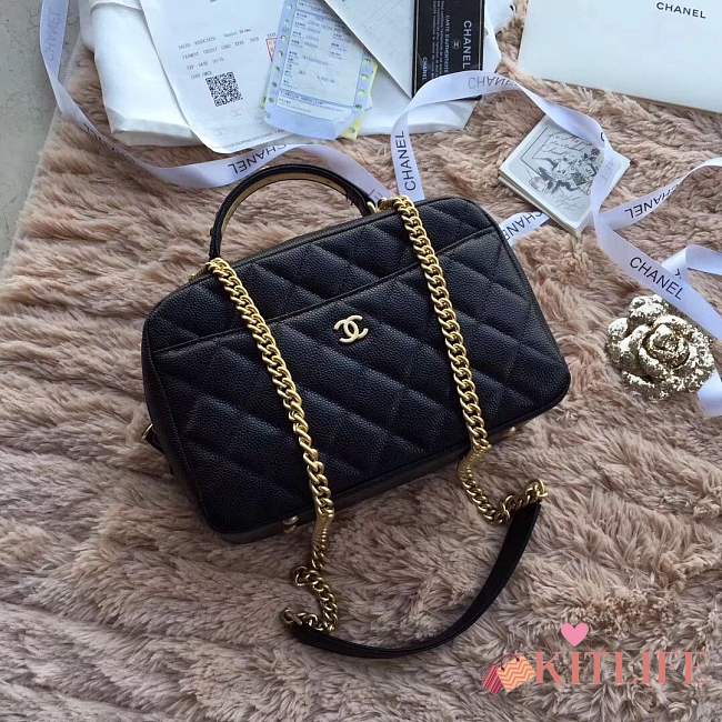 Forubags Chanel Bowling Bag A69924 black 24cm - 1