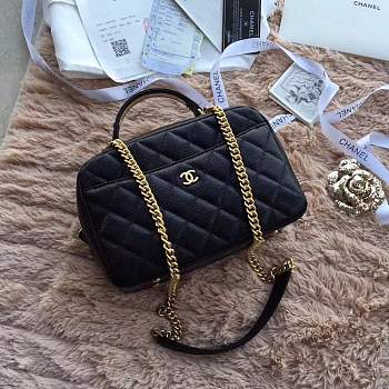 Forubags Chanel Bowling Bag A69924 black 24cm