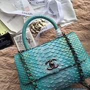 forubags chanel bag python-25-15-12cm - 5